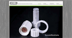 Desktop Screenshot of ecoma-dichtungen.de